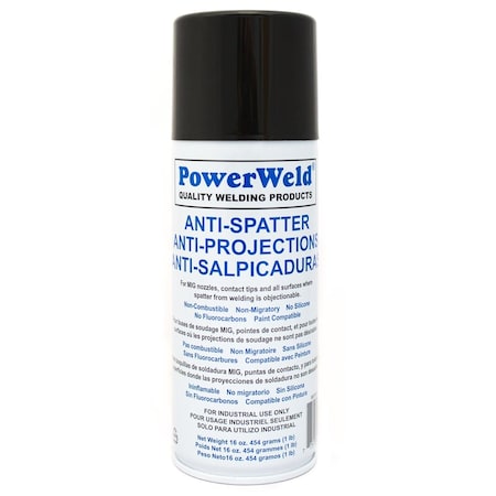 POWERWELD Anti-Spatter Nozzle Shield, Solvent Based, 16oz 1620-16